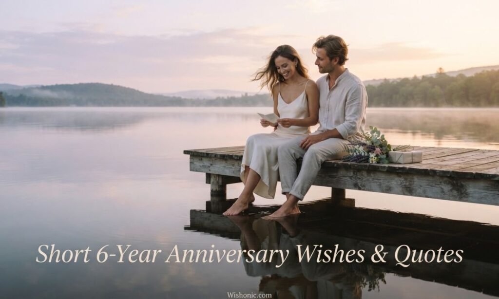 Short 6-Year Anniversary Wishes & Quotes