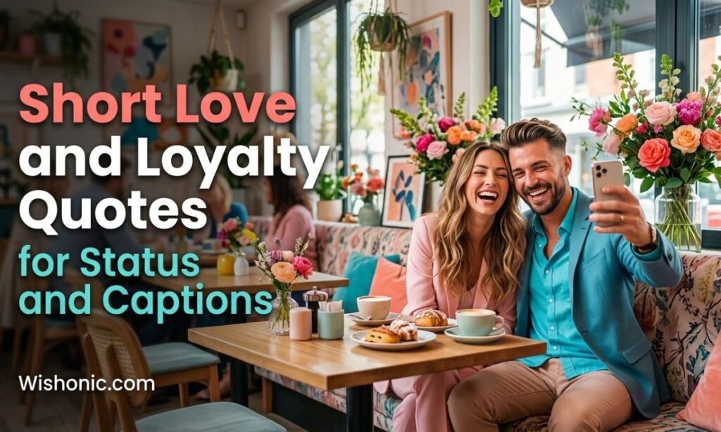 Short Love and Loyalty Quotes for Status and Captions