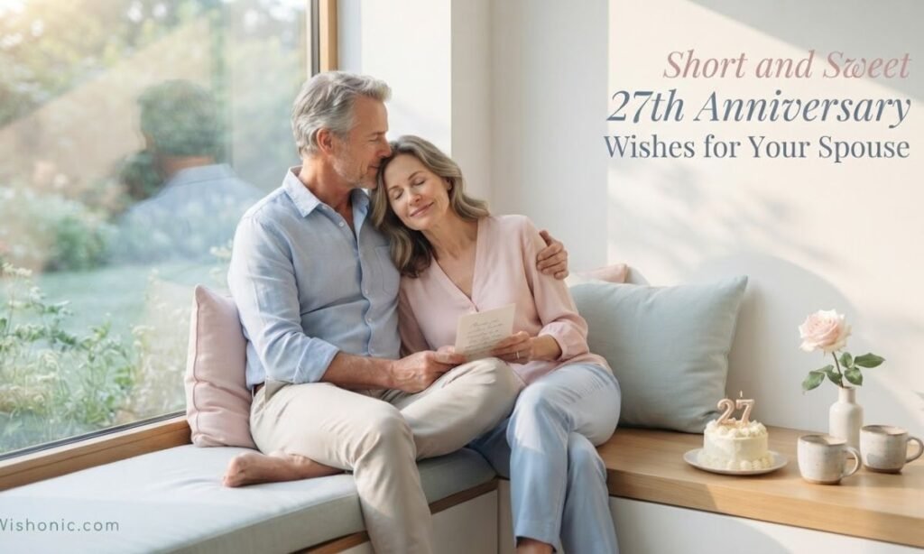 Short and Sweet 27th Anniversary Wishes