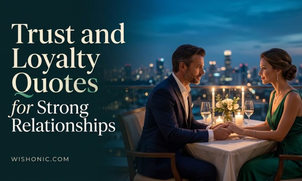 Trust and Loyalty Quotes for Strong Relationships